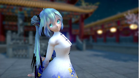 【渲染测试】初次尝试ray渲 千本樱 中華風初音